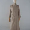 Abrigo Beige Lana Calefactable Mevak Cerrado