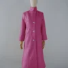 Abrigo Fucsia Lana Calefactable Mevak Cerrado