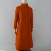 Abrigo Naranja Lana Calefactable Mevak Cerrado