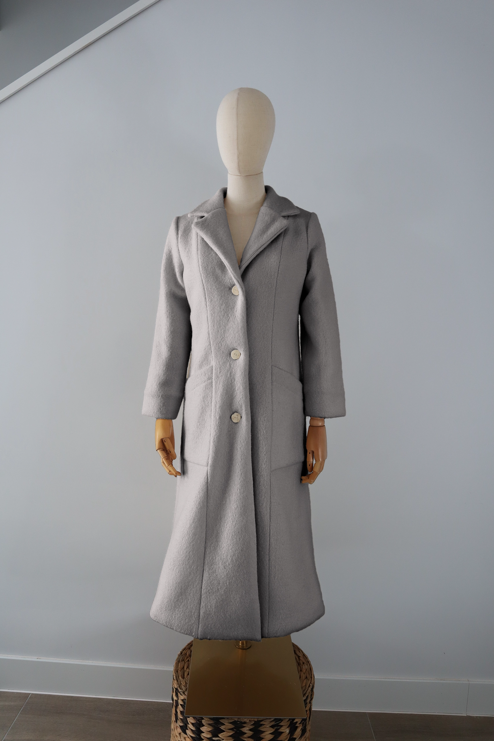 Abrigo Perla Lana Calefactable Mevak Abierto