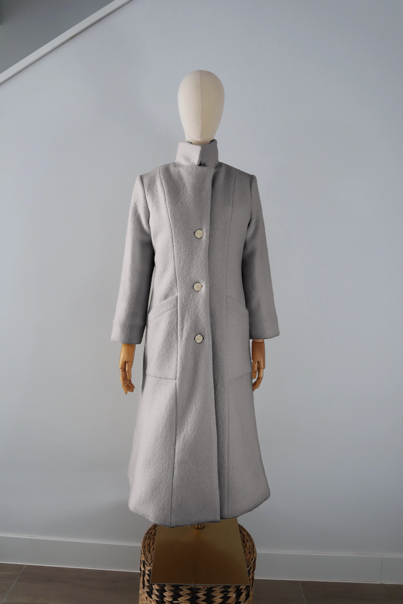 Abrigo Perla Lana Calefactable Mevak Cerrado