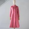 Abrigo Rosado Lana Calefactable Ramé Cerrado