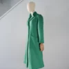 Abrigo Verde Oscuro Lana Calefactable Ramé Costado