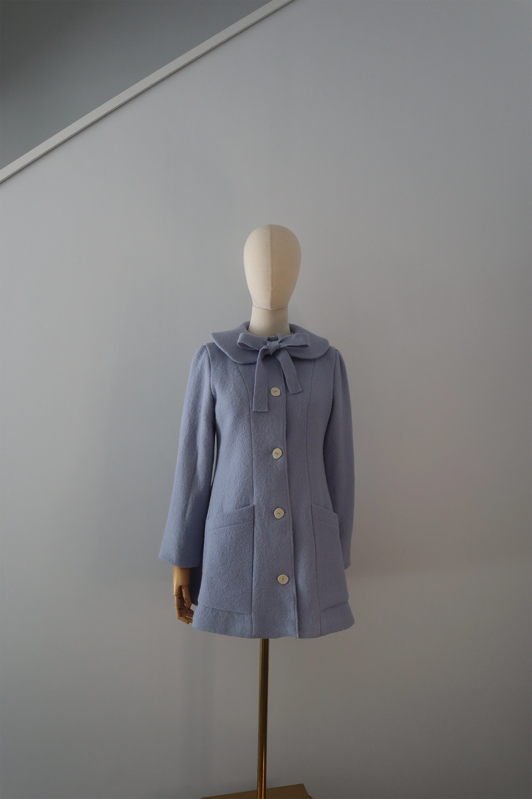 abrigo-azul-bebe-lana-calefactable-tiam-lazo Abrigo Azul Bebé Lana Calefactable Tiam Lazo