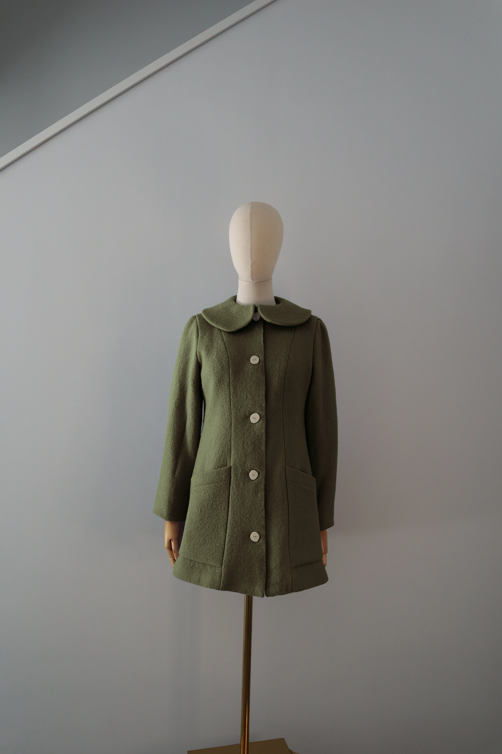 Abrigo Caqui Lana Calefactable Tiam