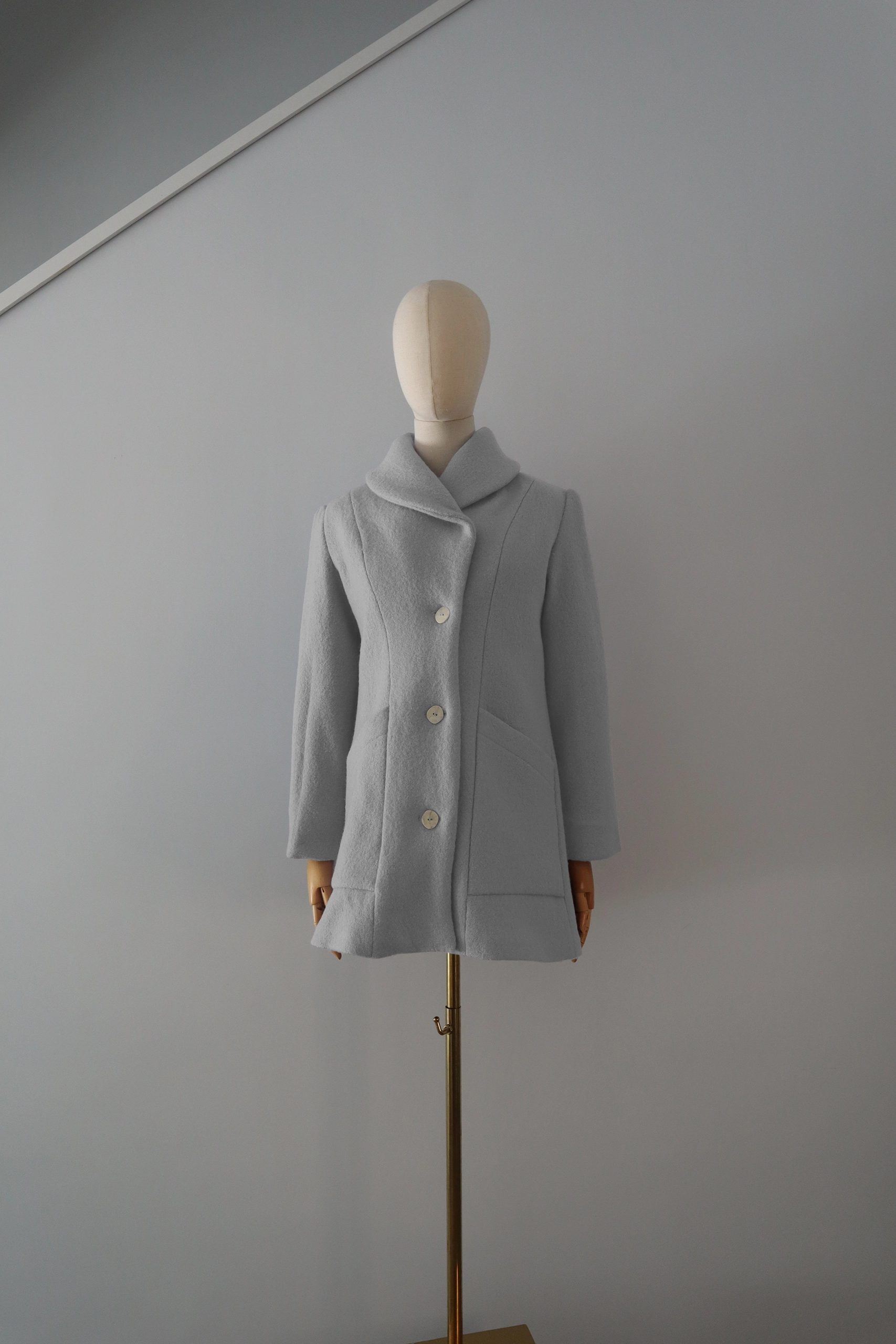 Abrigo Perla Lana Calefactable Kalon Cerrado