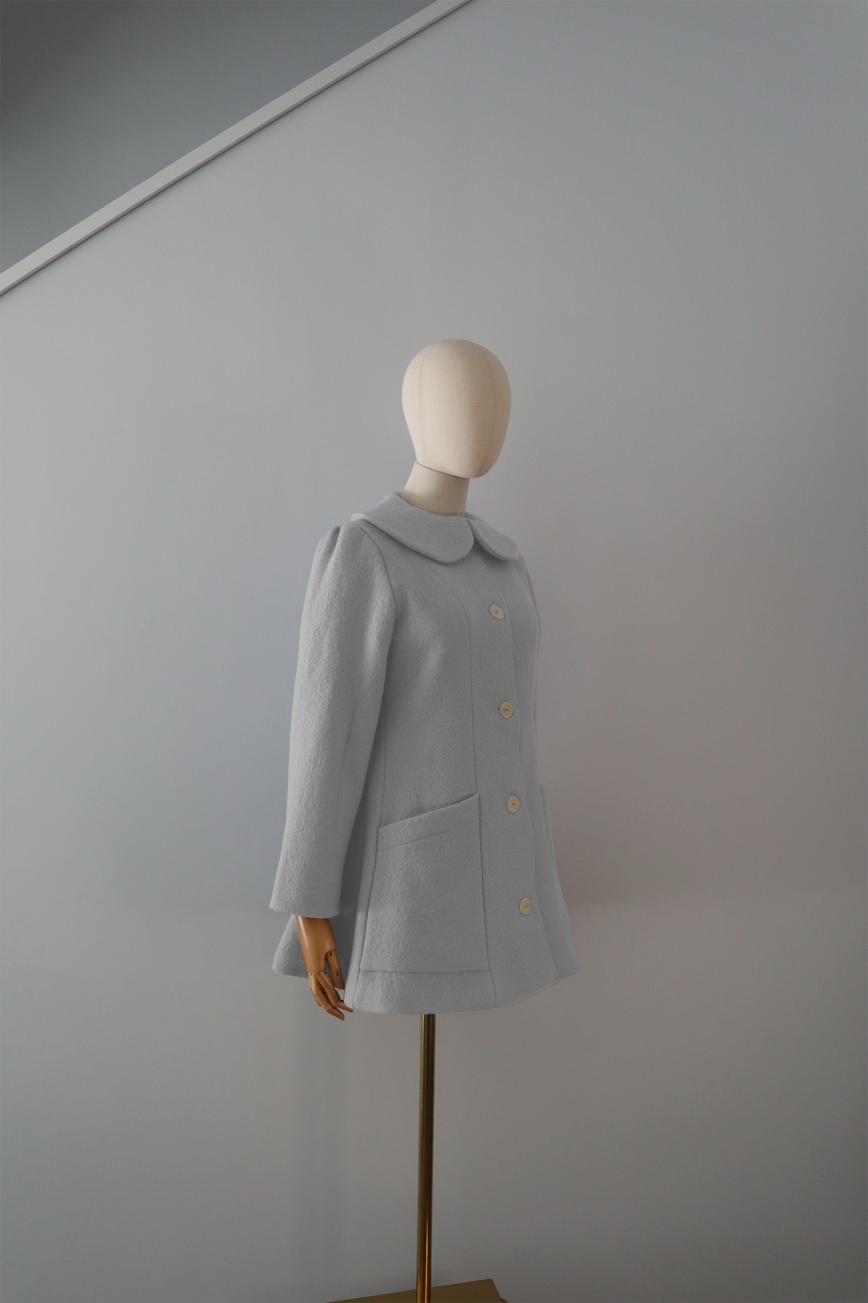 Abrigo Perla Lana Calefactable Tiam Costado