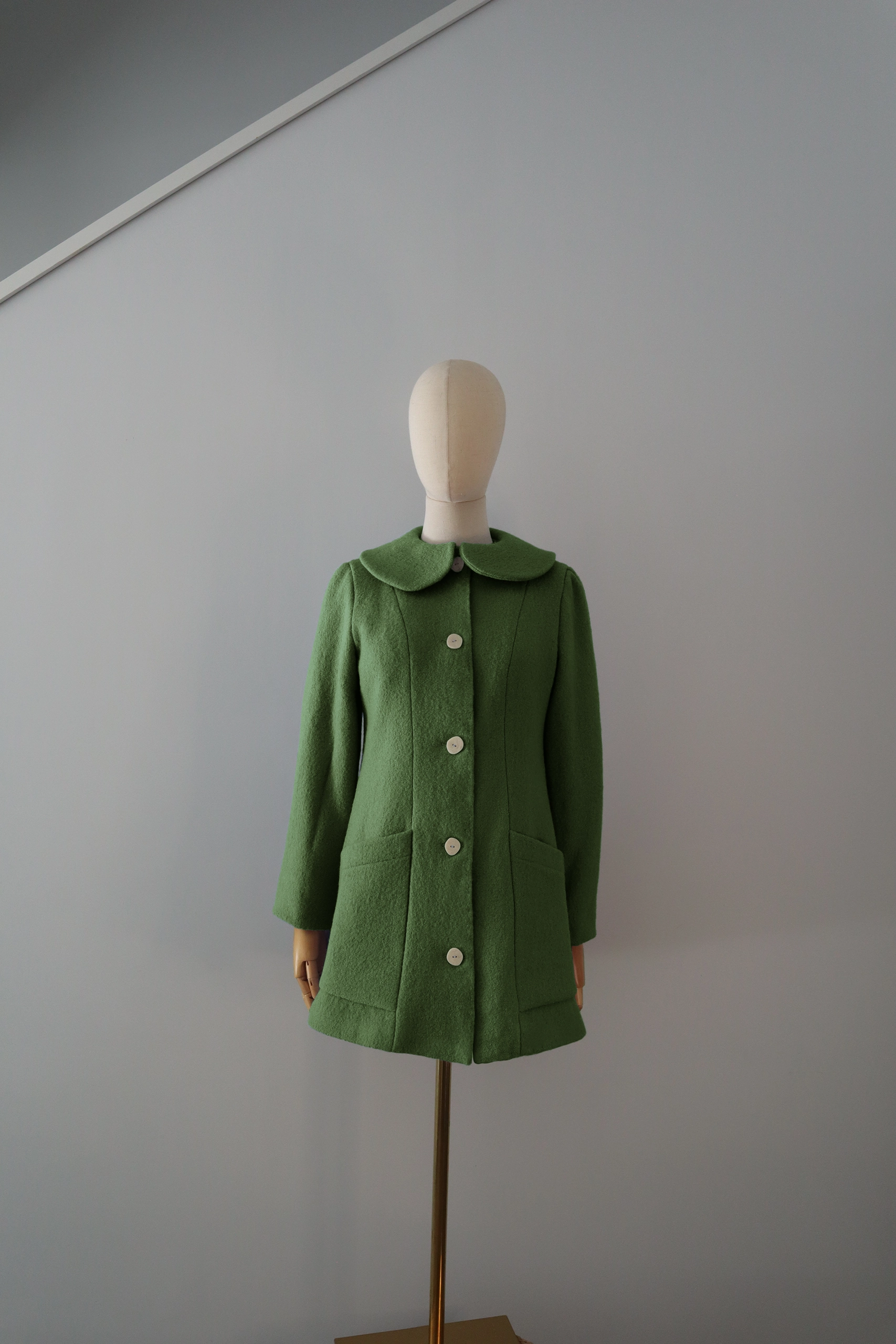 Abrigo Verde Lana Calefactable Tiam