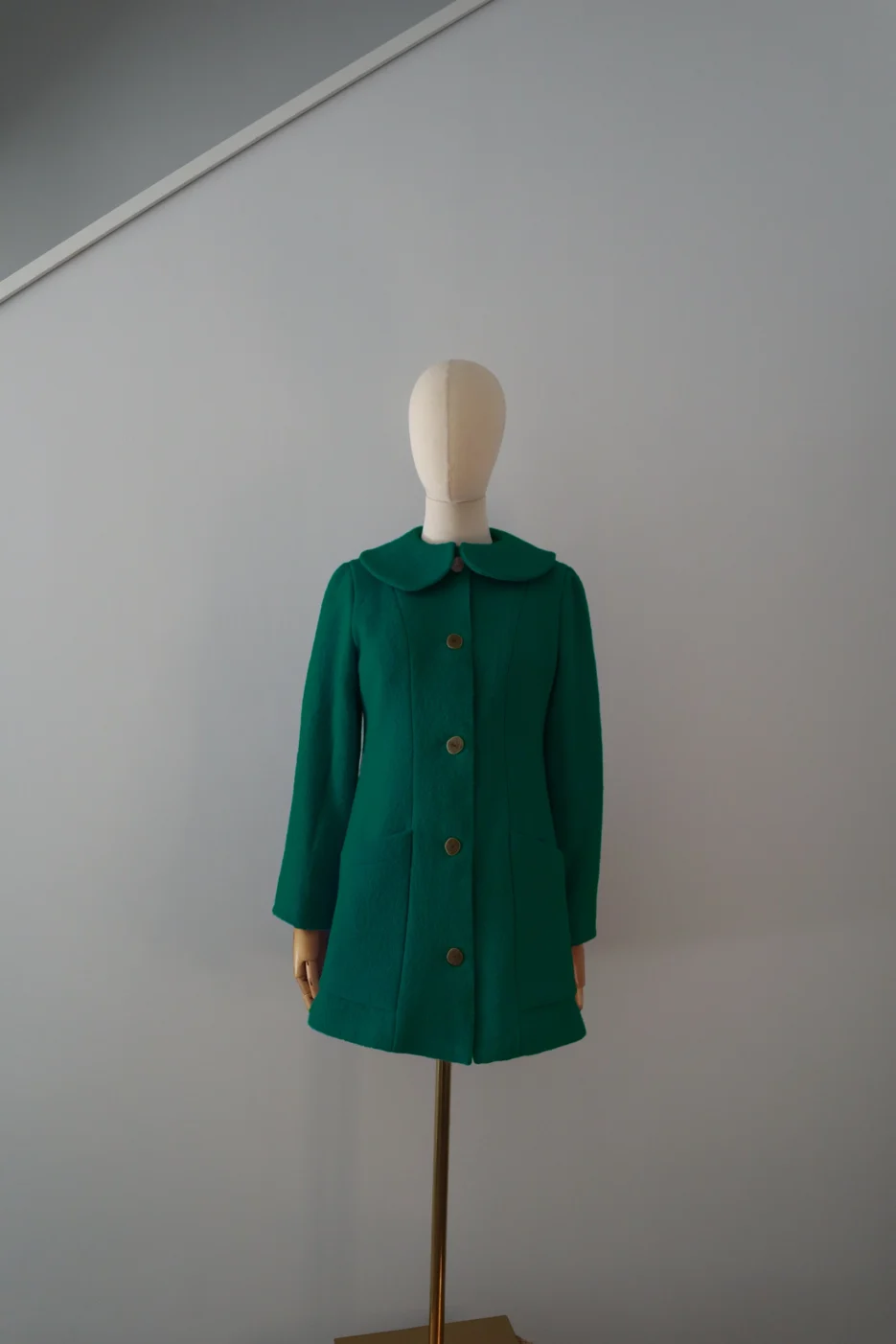 Abrigo Verde Oscuro Lana Calefactable Tiam