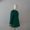 Abrigo Verde Oscuro Lana Calefactable Tiam Costado