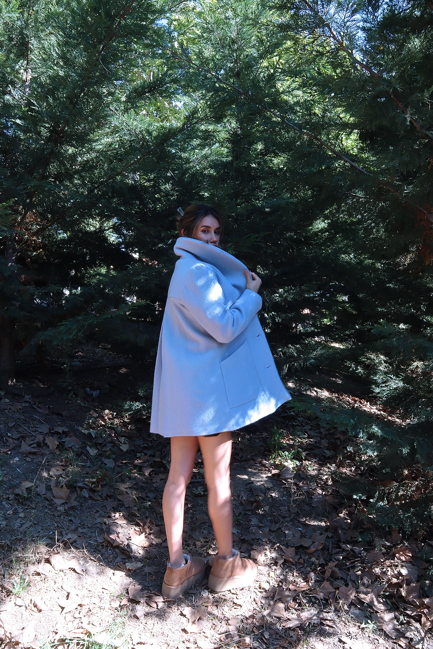 Foto Abrigo Kalón Azul Bebé Tres Cuartos