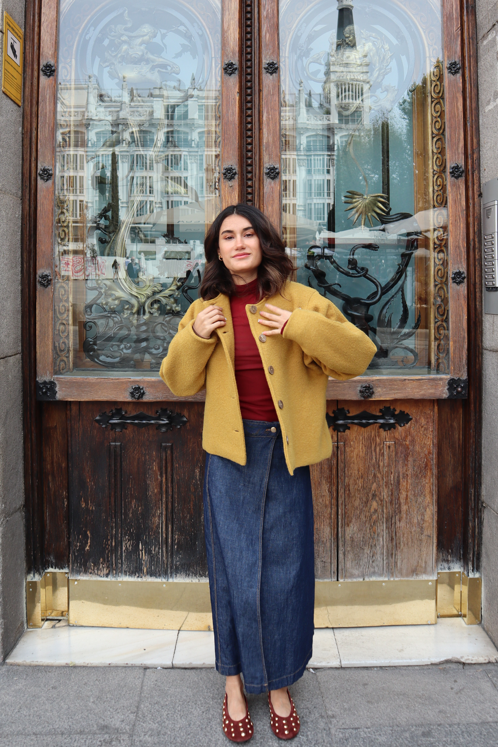 Abrigo Calefactable Solene amarillo 2