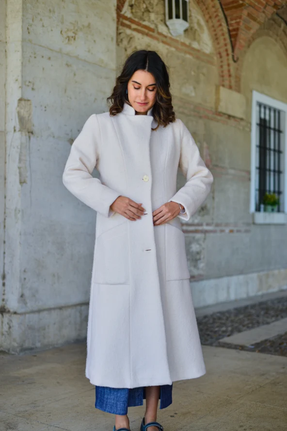 Abrigo Sisu Blanco Roto