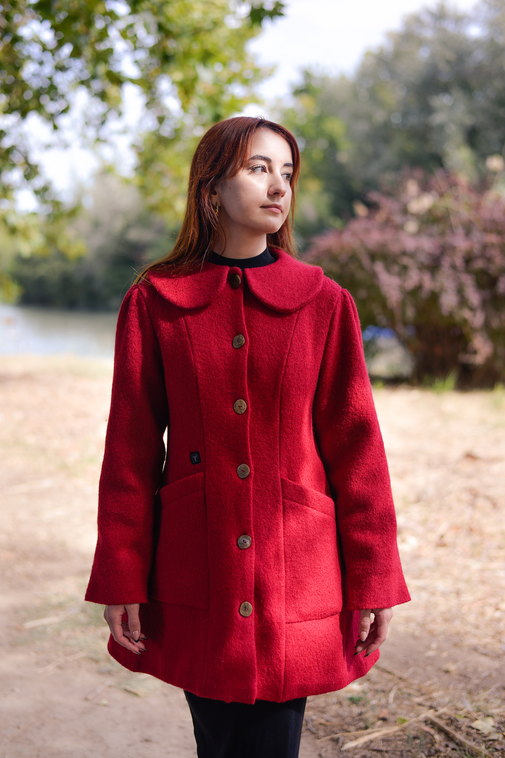 Abrigo-Tiam-Rojo-Maria-2 Abrigo Tiam Rojo Maria 2