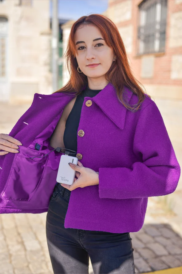 Abrigo Twiggy Magenta