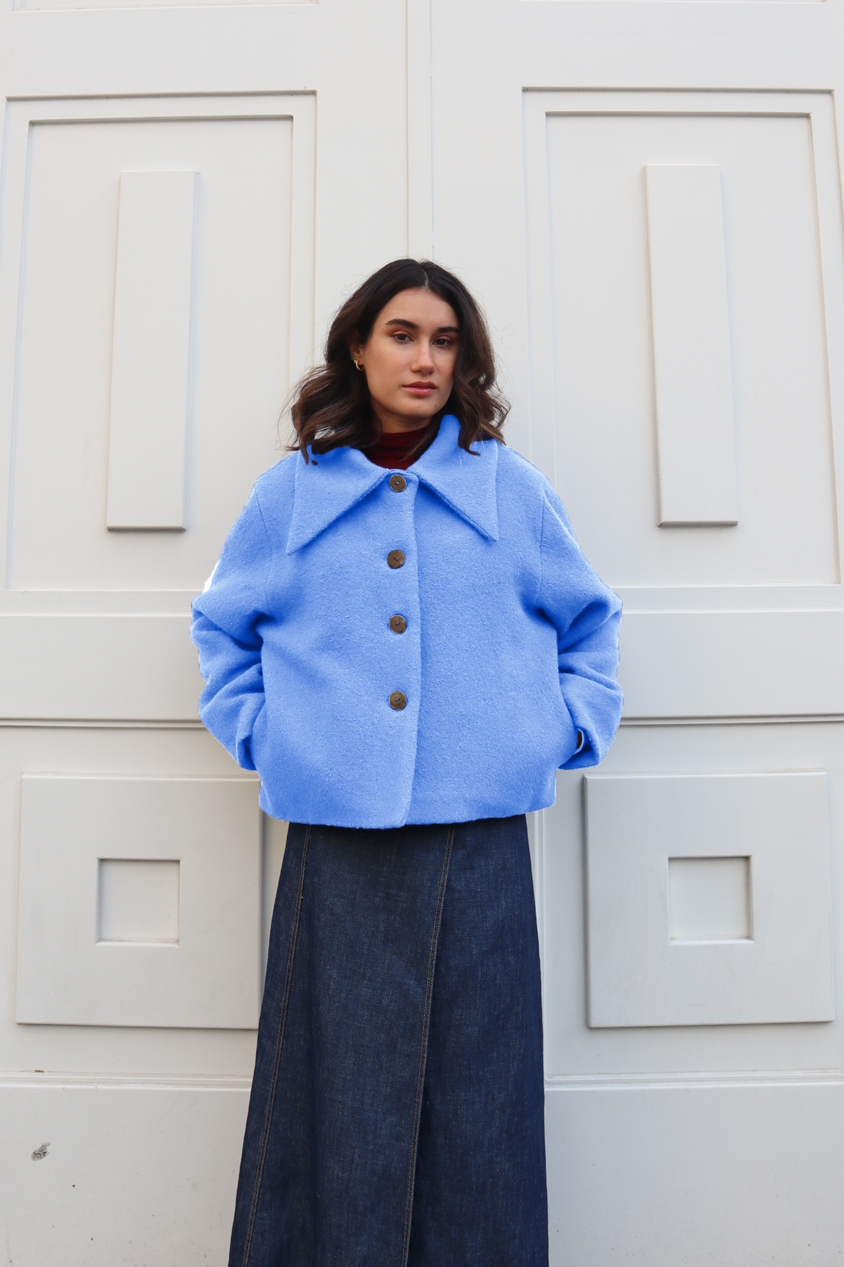 twiggy bolsillos azul cielo